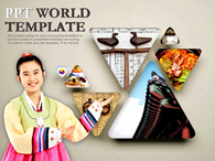 기와 지붕 PPT 템플릿 다채로운 한국의 문화(자동완성형포함)_슬라이드1