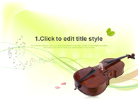 악기 교양 PPT 템플릿 바이올린 음악 연주 템플릿_슬라이드2