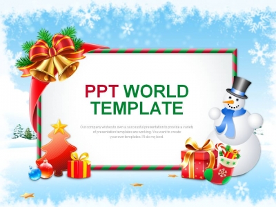 생활 파티 PPT 템플릿 크리스마스 템플릿(자동완성형포함)(메인)