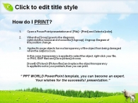 초원 방목 PPT 템플릿 친환경 사육 시스템_슬라이드3