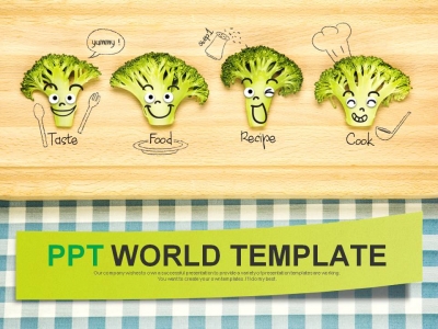 나이프 과일 PPT 템플릿 맛있는 키친 템플릿(자동완성형포함)(메인)