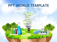 건물 에너지 PPT 템플릿 자연을 위한 연구_슬라이드4
