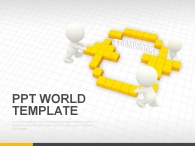 TEAMWORK 단체 PPT 템플릿 비즈니스 팀워크(자동완성형포함)_슬라이드1
