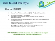 세계적 GLOBAL PPT 템플릿 그린 물결과 지구_슬라이드3