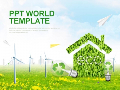 비지니스 글로벌 PPT 템플릿 eco 에너지 템플릿(메인)