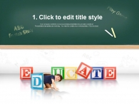 장난감 어린이 PPT 템플릿 놀이로 배우는 영어단어(자동완성형포함)_슬라이드3