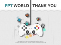 테트리스 오락 PPT 템플릿 모바일 게임 산업 템플릿_슬라이드4