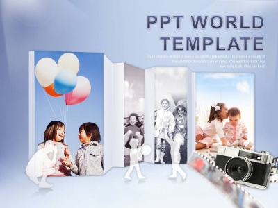 아이들 심플 PPT 템플릿 추억을 담은 사진(자동완성형포함)_슬라이드1