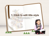 삼각형 취미 PPT 템플릿 독서하는 아이 템플릿(자동완성형포함)_슬라이드3