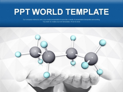 수업 분석  PPT 템플릿 두 손위의 분자구조와 과학_슬라이드1