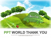 식물 기술 PPT 템플릿 친환경 에코 자동차 템플릿_슬라이드4