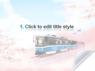 맑음 벚꽃호 PPT 템플릿 벚꽃 기차여행 템플릿(자동완성형포함)_슬라이드3