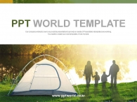 나들이 소풍 PPT 템플릿 가을 캠핑 사업계획서 템플릿(자동완성형포함)_슬라이드1