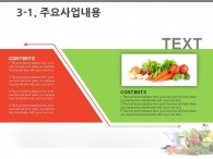 마늘 호박 PPT 템플릿 친환경 유기농 야채식단 사업 제안서(자동완성형포함)_슬라이드11