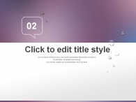 블루톤 바이올렛 PPT 템플릿 심플한 보라빛 감성 템플릿(자동완성형포함)_슬라이드3