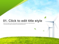 풍경 햇살 PPT 템플릿 친환경 그린 에너지 회사 소개서(자동완성형포함)_슬라이드3