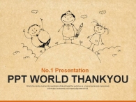 신나는 즐거운 PPT 템플릿 아이들은 우리의 희망_슬라이드4
