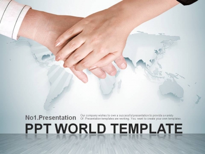 화이팅 파트너 PPT 템플릿 세계와 하나되는 화합(자동완성형포함)_슬라이드1