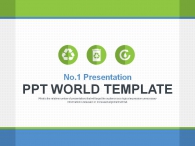 심플한 깨끗한 PPT 템플릿 친환경 지구 만들기 프로젝트(자동완성형포함)_슬라이드1