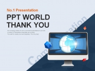 지식 정보 PPT 템플릿 글로벌 네트워크 사업_슬라이드4