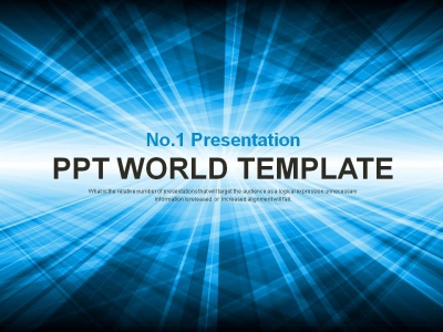 분산 포인트 PPT 템플릿 심플한 비즈니스 라인 그래픽(자동완성형포함)