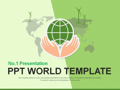 환경운동 제품 PPT 템플릿 친환경 신재생 에너지(자동완성형포함)