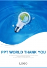 물결 빛 PPT 템플릿 수력 발전 에너지 아이디어(자동완성형포함)_슬라이드36