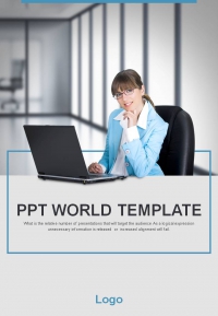 펜 그래프 PPT 템플릿 금융 비즈니스 컨설팅
