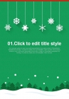 산 나무 PPT 템플릿 눈꽃과 크리스마스 트리(자동완성형포함)_슬라이드3