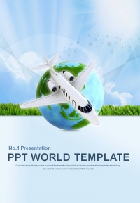 포지셔닝 프로세스 PPT 템플릿 비행기로 떠나는 세계여행(자동완성형포함)(메인)