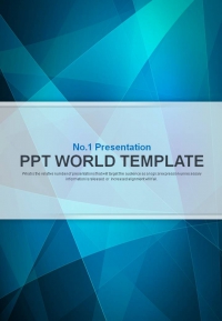 화려한 화법 PPT 템플릿 시원한 블루 그래픽(자동완성형포함)(메인)