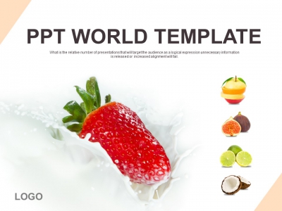 삼각형 패턴 PPT 템플릿 싱싱한 과일들(자동완성형포함)(메인)