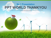 잔디 하늘 PPT 템플릿 친환경 풍력 발전기(자동완성형포함)_슬라이드36