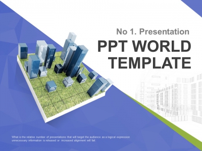 패턴 잔디 PPT 템플릿 녹색 도시 환경(자동완성형포함)(메인)