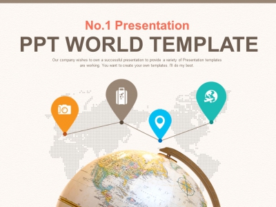 루트 경로 PPT 템플릿 해외 여행을 위한 계획(자동완성형포함)
