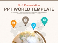 루트 경로 PPT 템플릿 해외 여행을 위한 계획(자동완성형포함)_슬라이드1