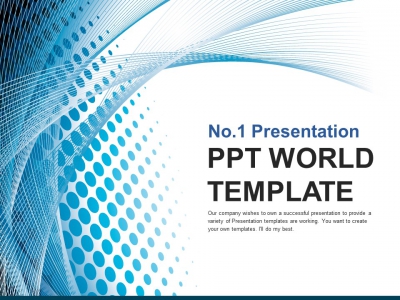 심플한 깔끔한 PPT 템플릿 블루 패턴 그래픽(자동완성형포함)_슬라이드1