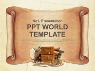 여행 배 PPT 템플릿 보물찾기 세계여행(자동완성형포함)_슬라이드1