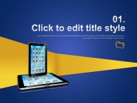 icon 도형 PPT 템플릿 블루배경의 태블릿과 아이콘_슬라이드2