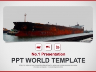 무역 시계 PPT 템플릿 글로벌 무역 배송(자동완성형포함)_슬라이드1