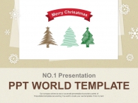 그림 리본 PPT 템플릿 크리스마스 카드 만들기(자동완성형포함)_슬라이드1
