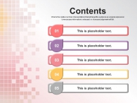 타일 역동적인 PPT 템플릿 은은한 핑크빛 패턴(자동완성형포함)_슬라이드2