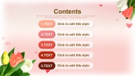 화사한 따뜻한 PPT 템플릿 사랑은 핑크색(자동완성형포함)_슬라이드2