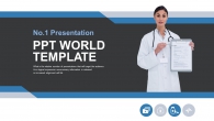 청진기 가운 PPT 템플릿 의료 비즈니스 컨설팅(자동완성형포함)_슬라이드1