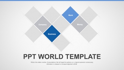 계획 설계 PPT 템플릿 심플한 블루 도형 사업계획서 템플릿(자동완성형포함) (메인)