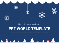 패턴 나무 PPT 템플릿 심플한 겨울(자동완성형포함)_슬라이드1