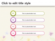 알록달록 수채화 꽃 일러스트(자동완성형포함) 파워포인트 PPT 템플릿 디자인_슬라이드5