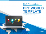글로벌 네트워크 통신(자동완성형포함) 파워포인트 PPT 템플릿 디자인_슬라이드1
