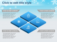 눈이 내리는 겨울 풍경 일러스트 파워포인트 PPT 템플릿 디자인_슬라이드9