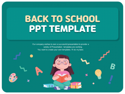 학교 공부 교육용 파워포인트 PPT 템플릿 디자인(메인)